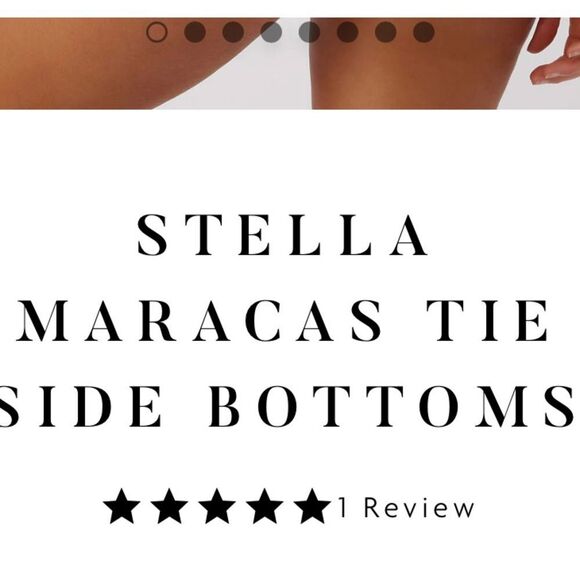 O’NEILL BIKINI BOTTOM EASY SIDE TIE DESIGN MEDIUM COVERAGE BOTTOM NWT - Picture 4 of 8